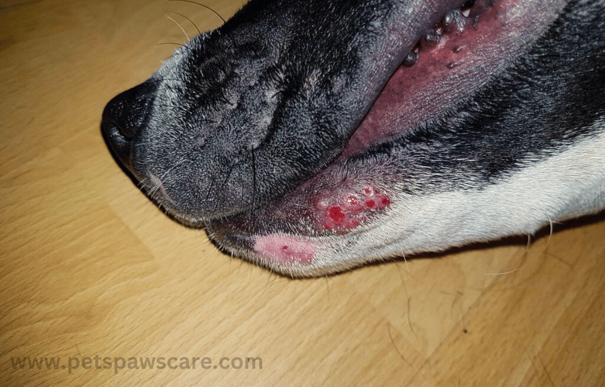 dog teeth bleeding when chewing bone