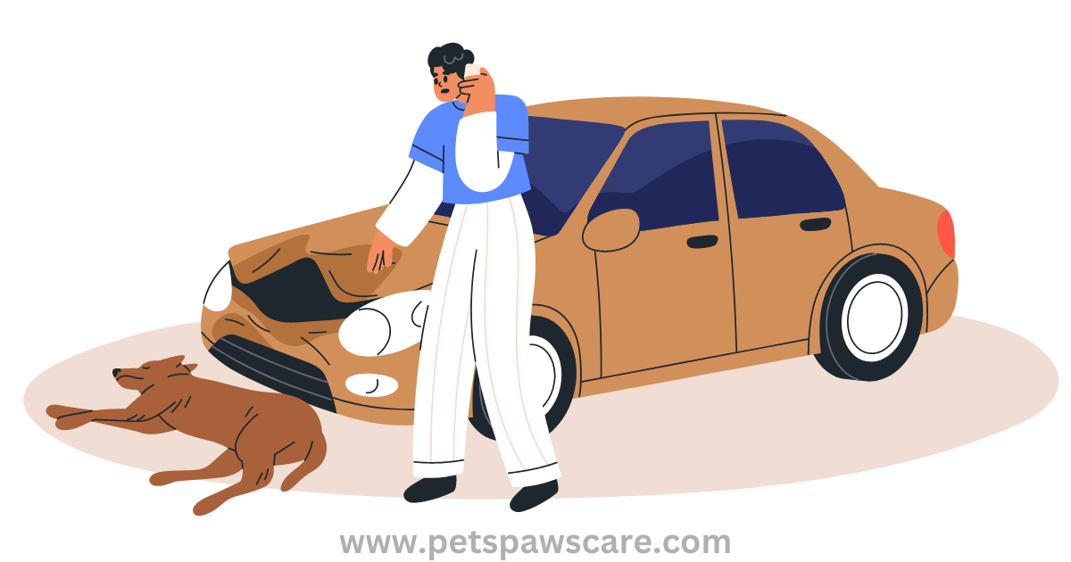 What to do if a dog hit by a car